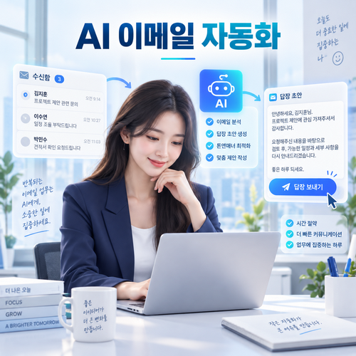 AI로 이메일 작성과 답변 업무 자동화하는 방법